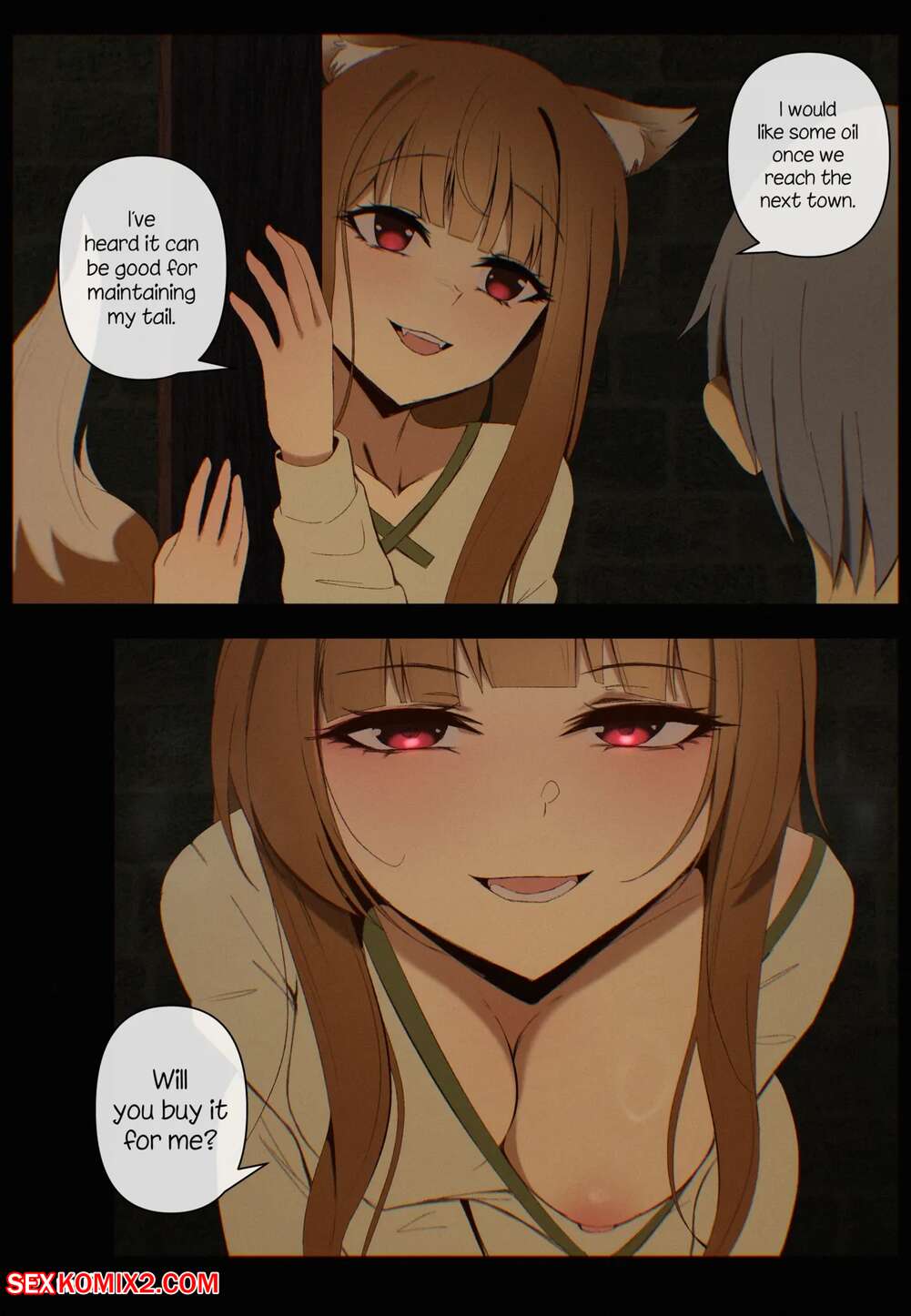 Porn Comic Holo In Spice And Wolf Niui Sex Comic Hot Brunette Was