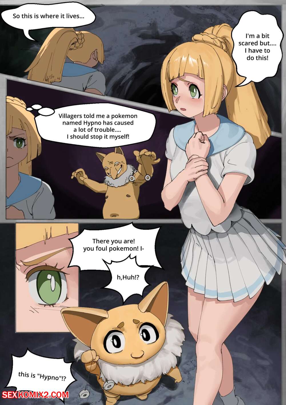 Porn Comic Lillia Thinks Hypnos Are Cute Pokemon Wjs Sex Comic