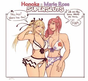 Honoka and Marie Rose Supersluts. Dead or Alive. Honoka and Marie Rose Supersluts. Dead or Alive.