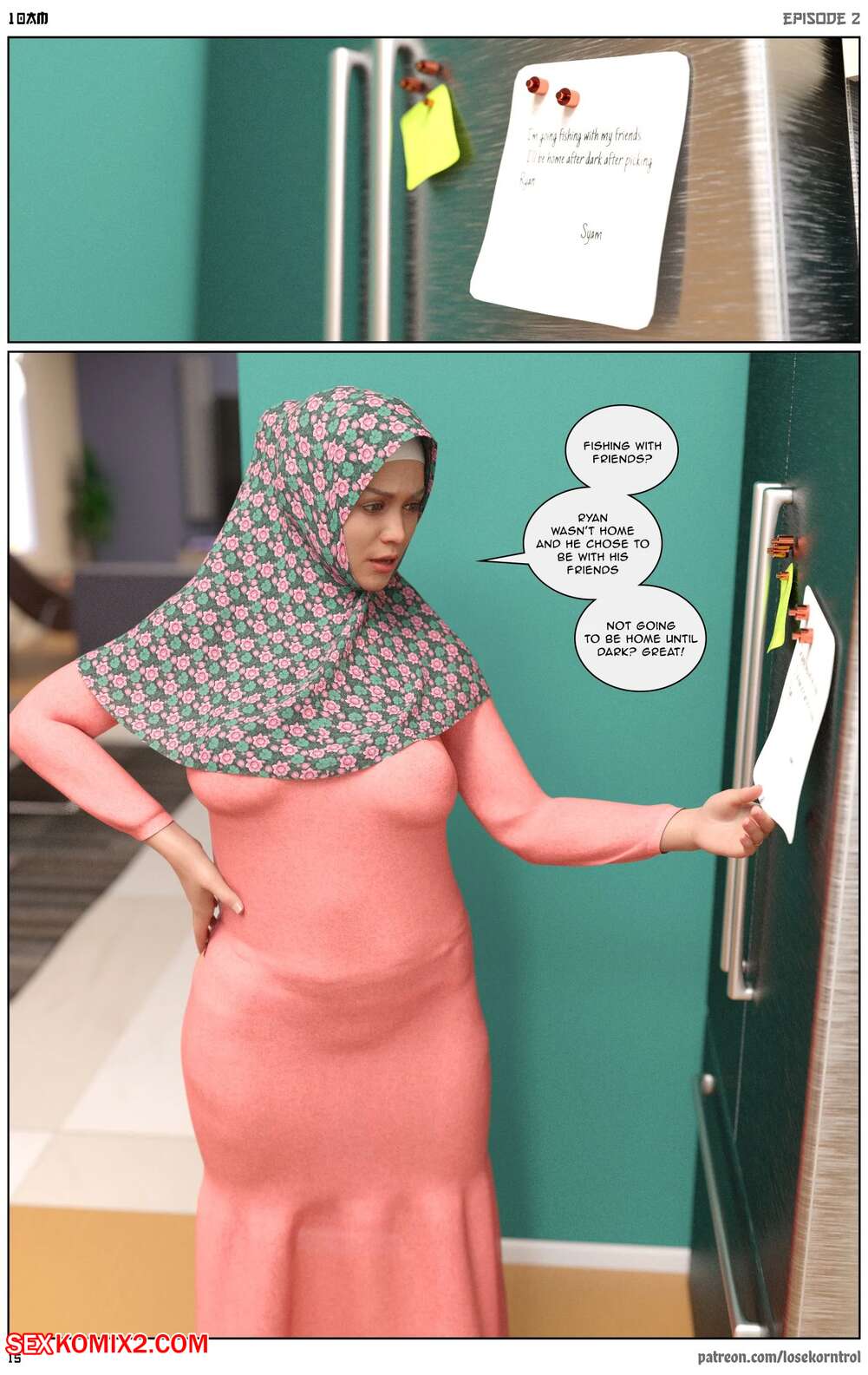 Hijab porn comix