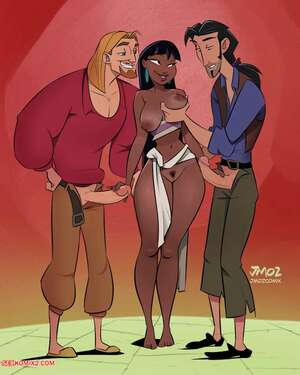 Porn comic 3some to El dorado. the road to el dorado. jmoz