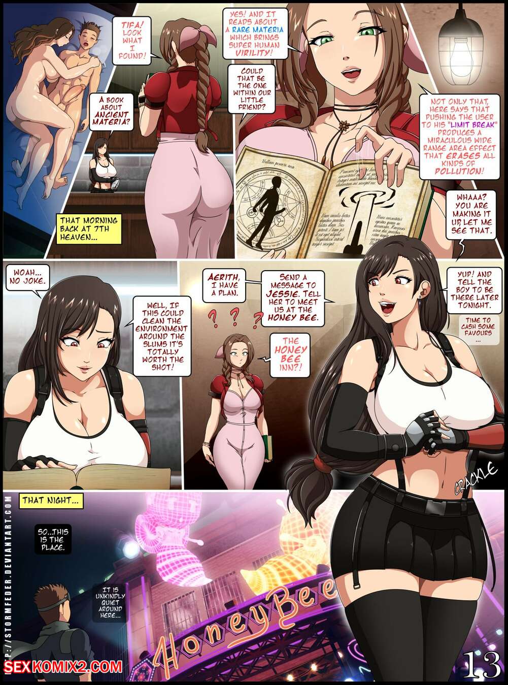 Porn comic 7th Heaven Revisited. StormFeder Sex comic hot brunette babes |  Porn comics in English for adults only | sexkomix2.com