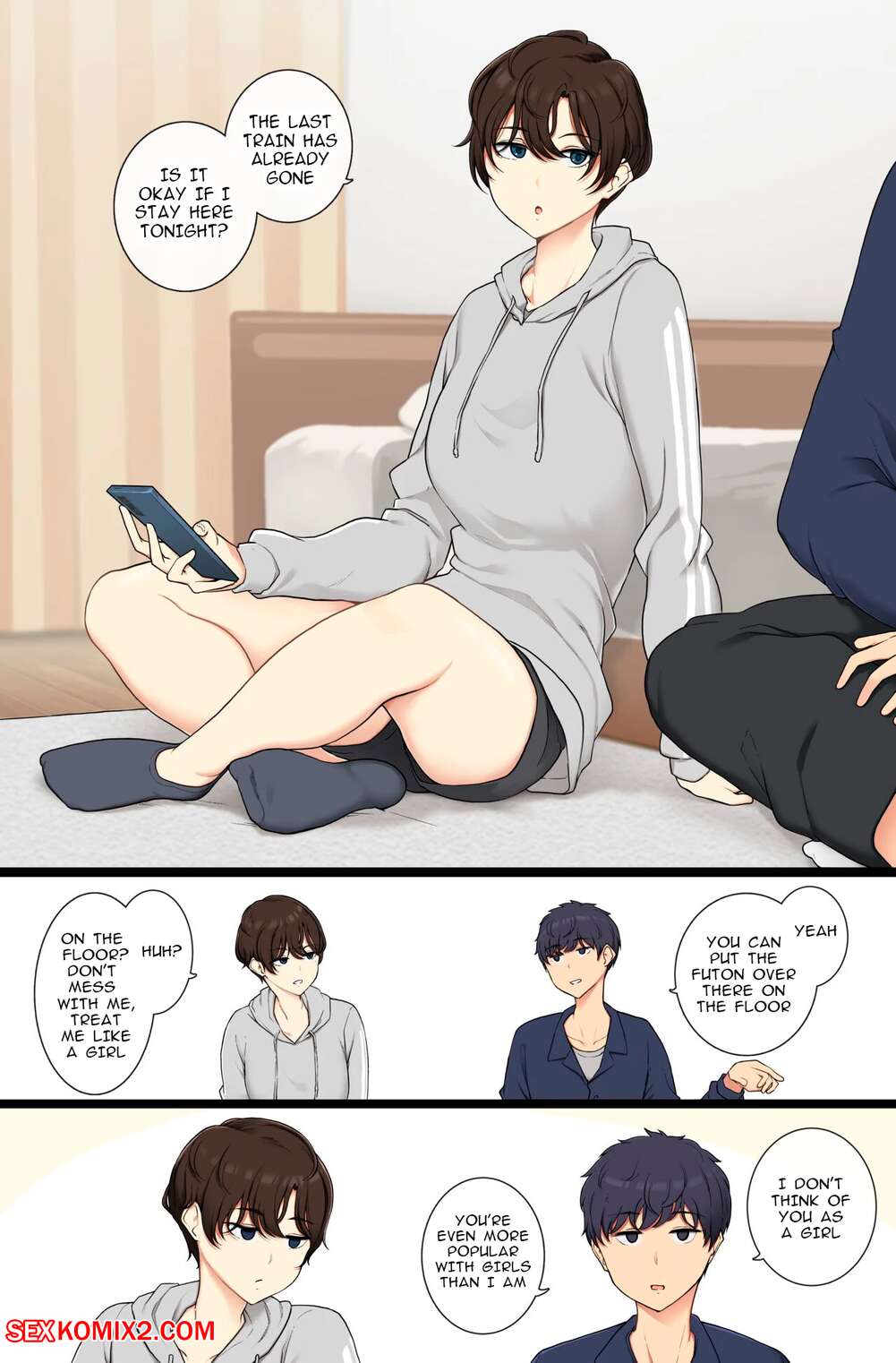 ✅️ Porn comic A boyish girl who will show you that she is female  