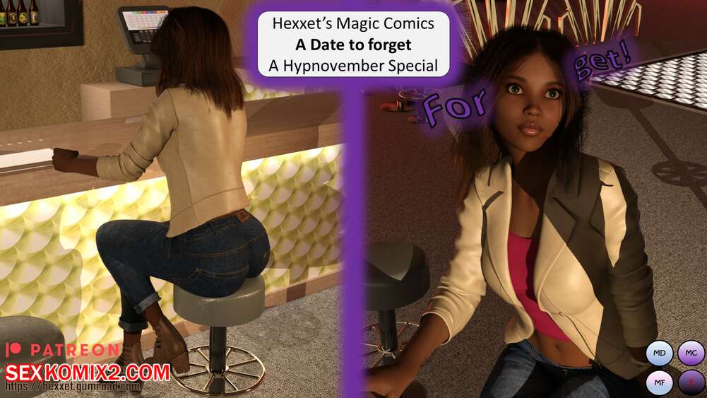 Porn comic A date to forget. Hexxet.