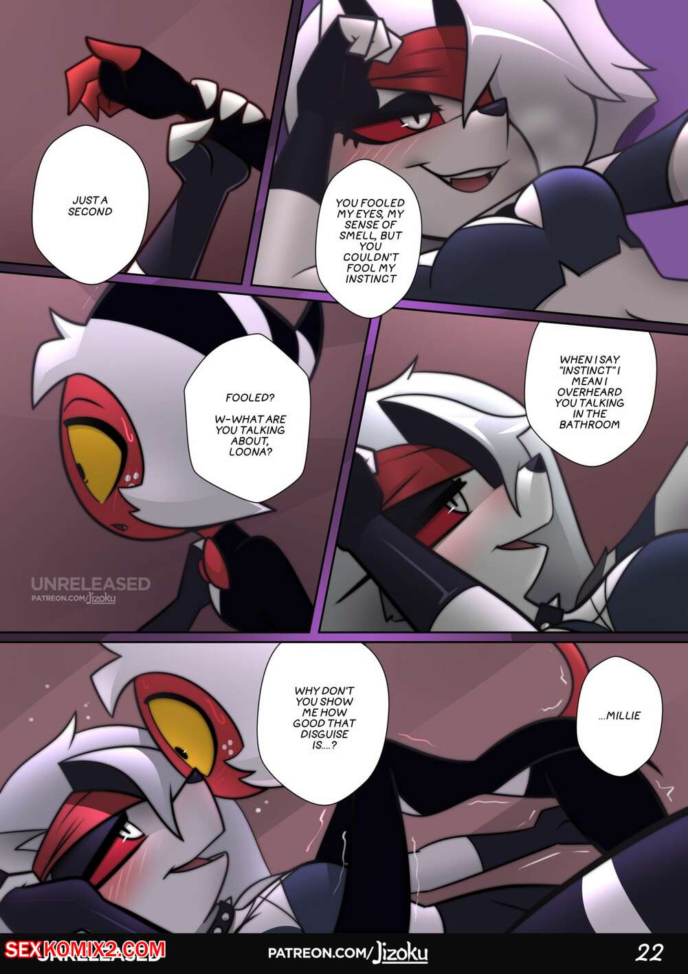 Night with loona porn comic