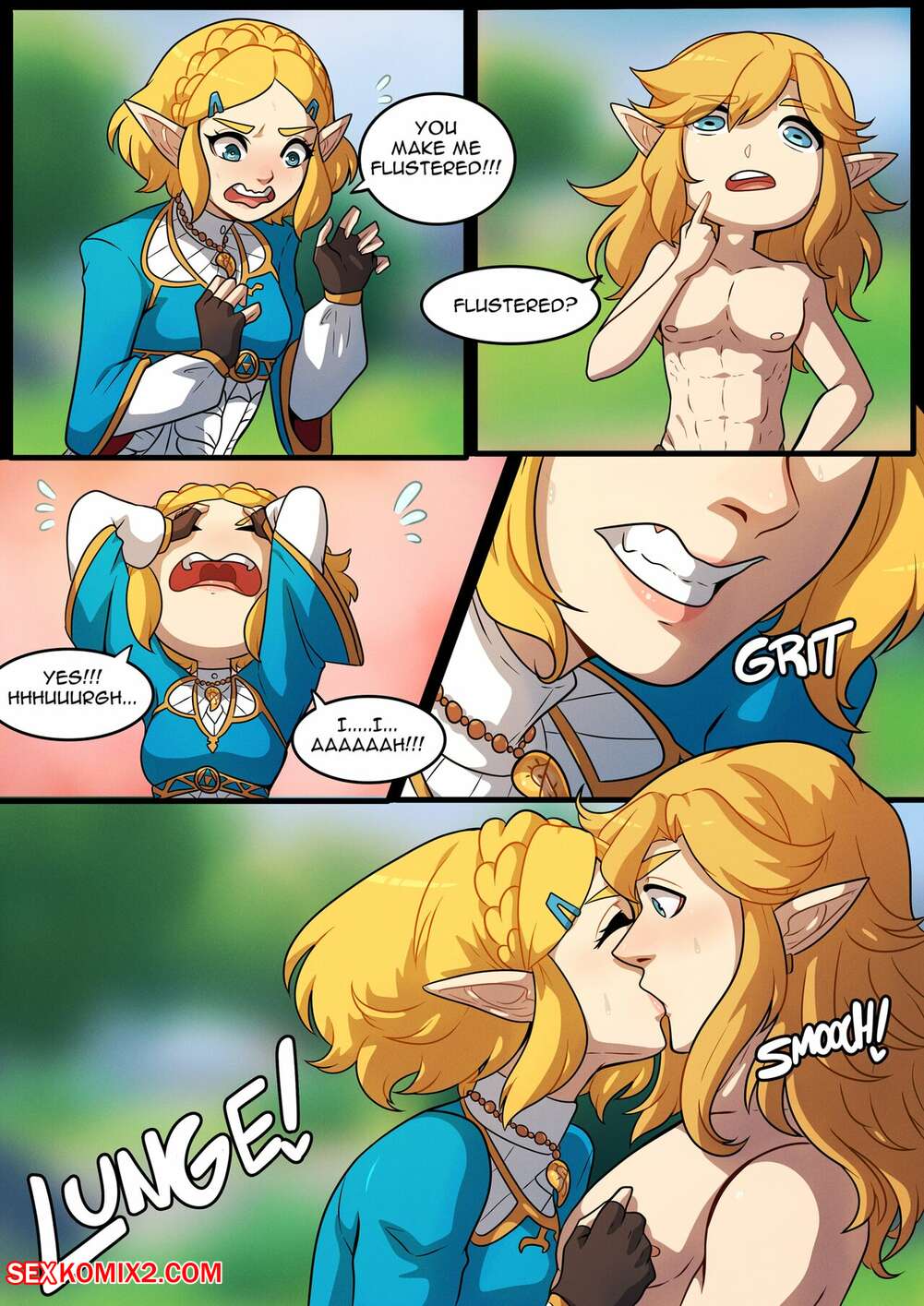 Zelda naked comic
