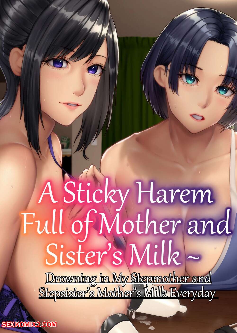 Animated Shemale Cock Milking Cartoon - âœ…ï¸ Porn comic A Sticky Harem Full of Mother and Sisters Milk. NCP Sex comic  class, the guy | Porn comics in English for adults only | sexkomix2.com