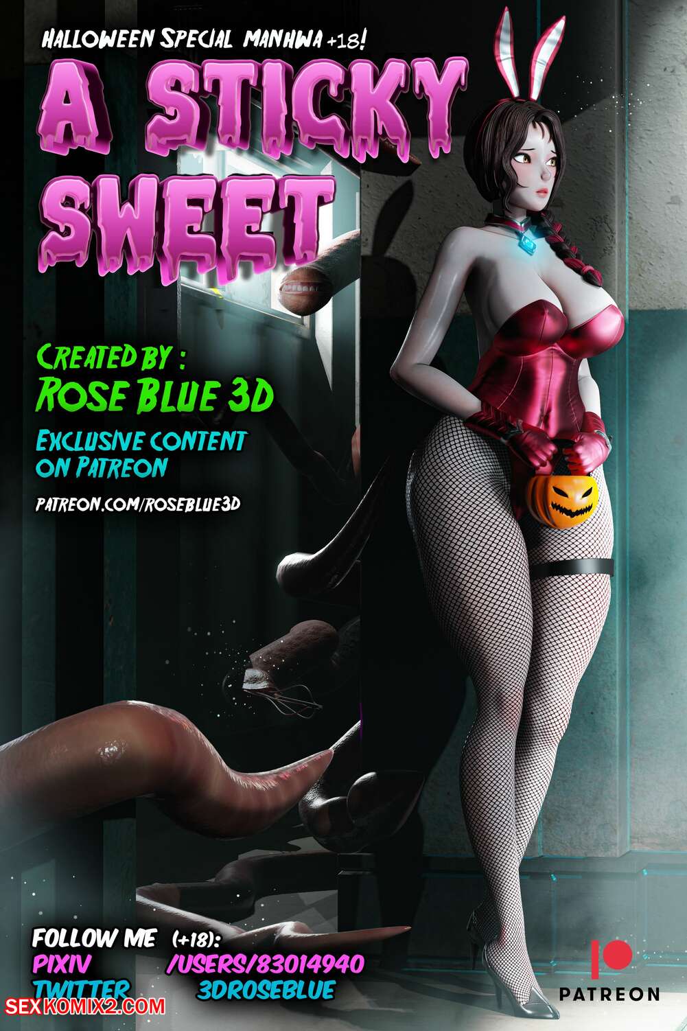 âœ…ï¸ Porn comic A Sticky Sweet. Chapter 1. Rose Blue 3D. Sex comic hot busty  brunette | Porn comics in English for adults only | sexkomix2.com