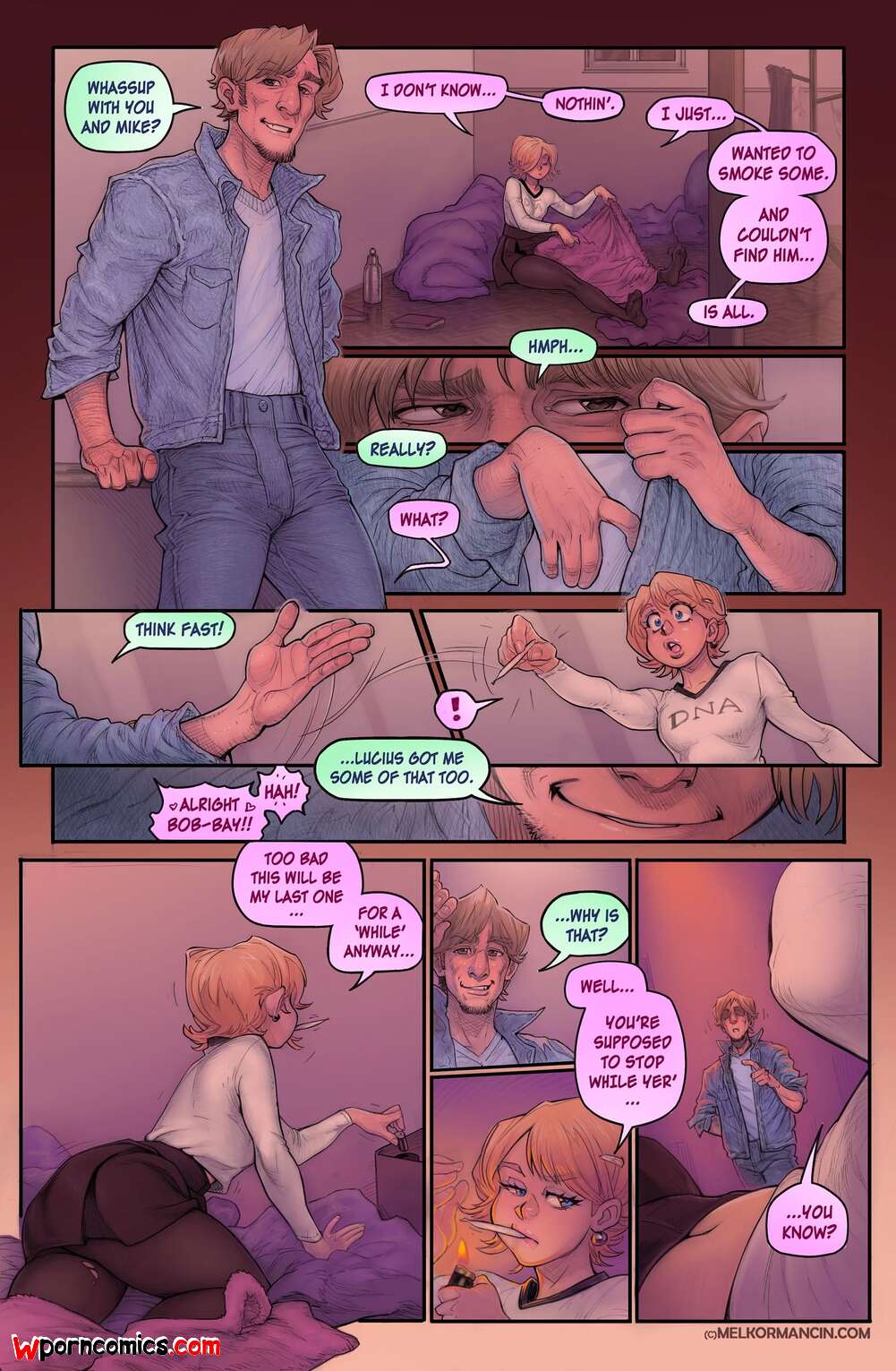 Steamy and provocative melkor mancin comics for adults only