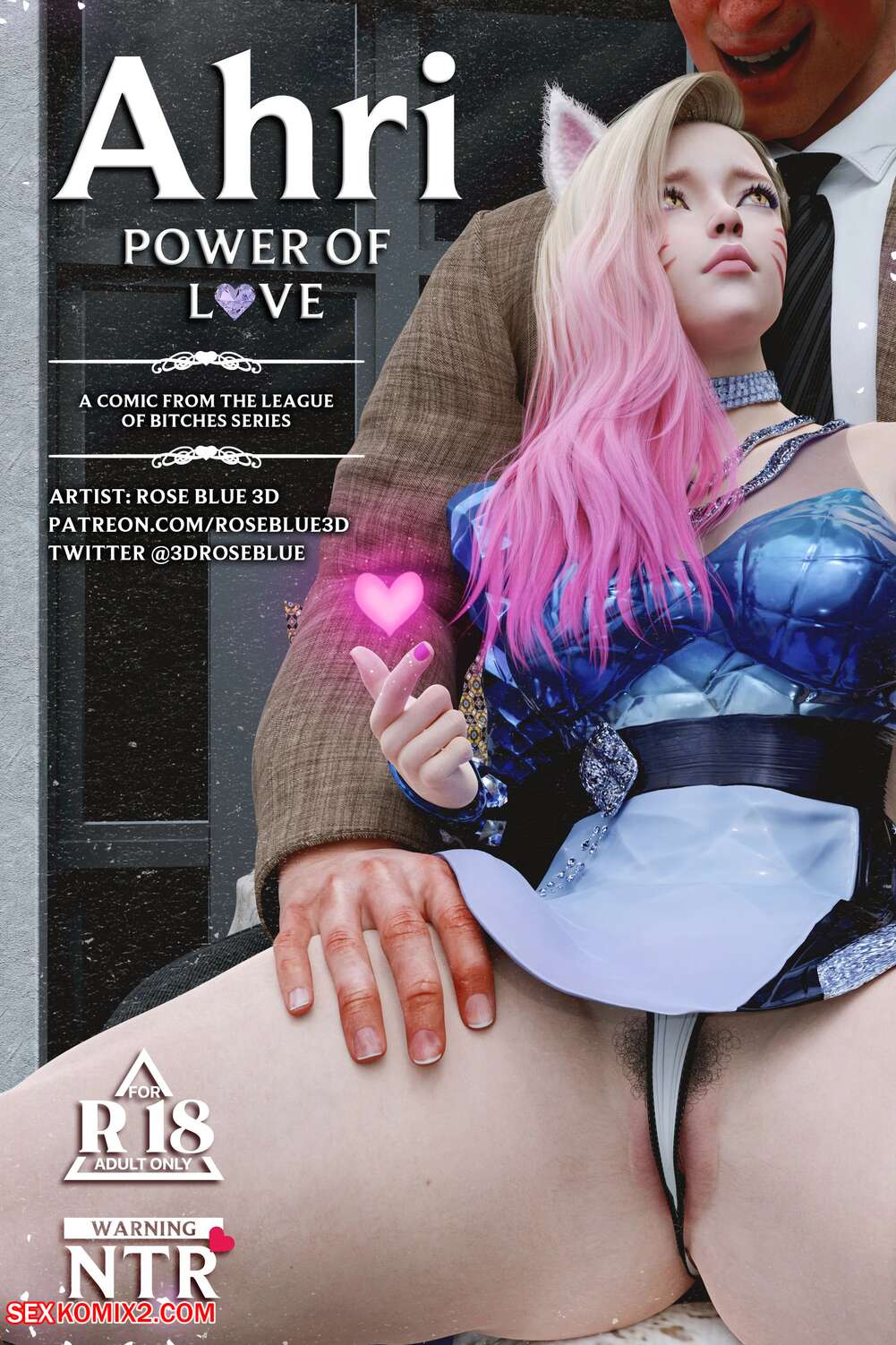 âœ…ï¸ Porn comic Ahri Power Of Love. Chapter 3. Rose Blue 3D. Sex comic sexy  blonde met | Porn comics in English for adults only | sexkomix2.com