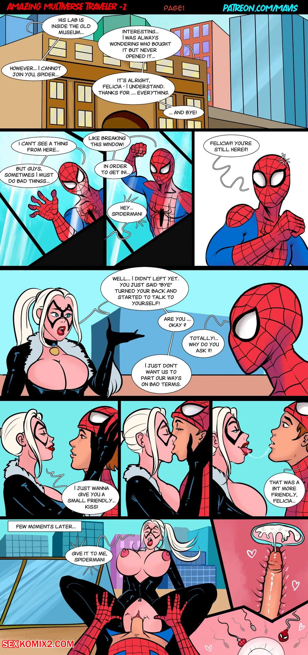 ✅️ Porn comic Amazing Multiverse Traveler 2. Mavis Rooder Sex comic  continues his journey. | Porn comics in English for adults only |  sexkomix2.com