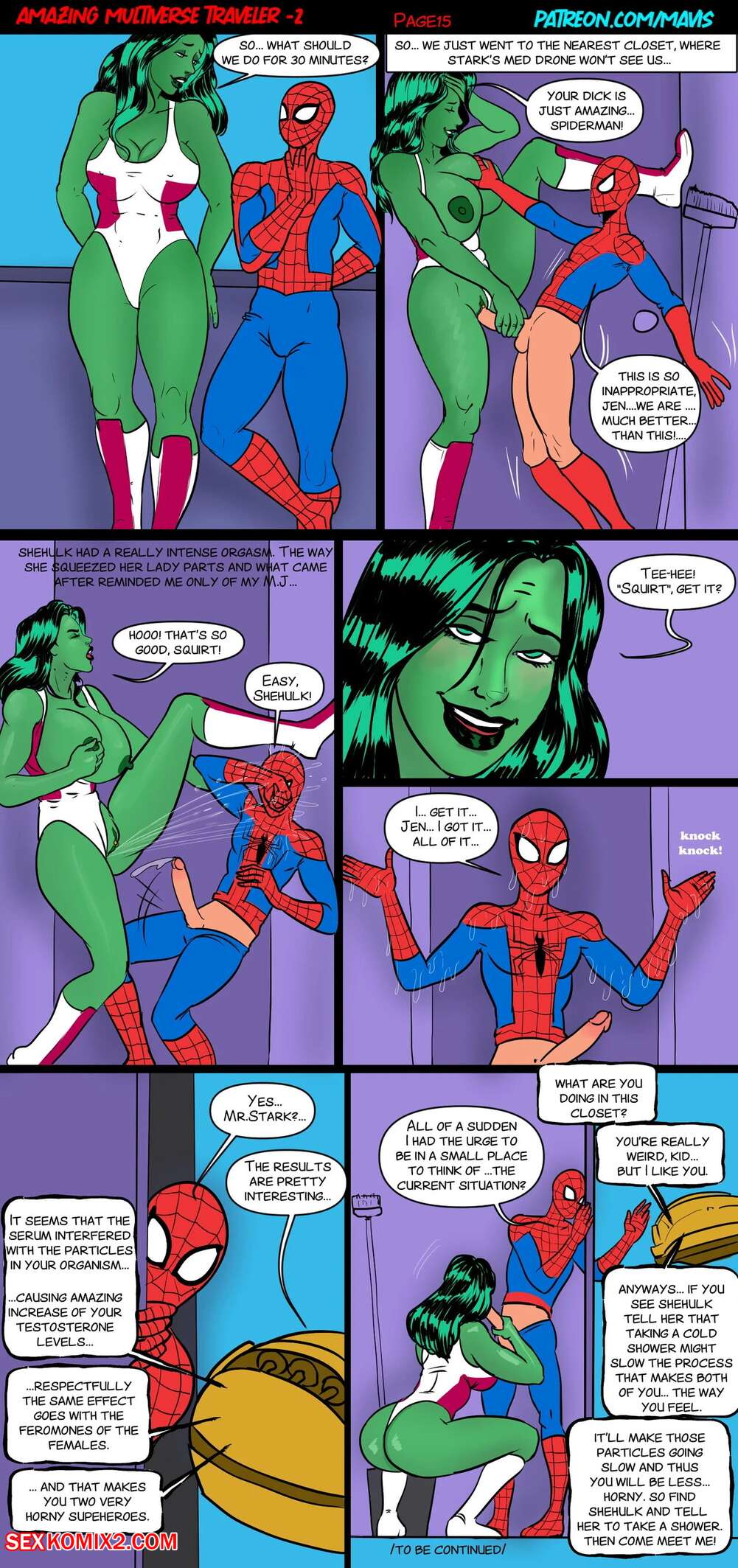 She hulk x spider man