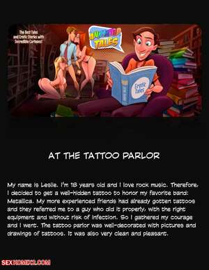 Porn comic Animated Tales. WC TF. AT THE TATTOO PARLOR Porn comic Animated Tales. WC TF. AT THE TATTOO PARLOR