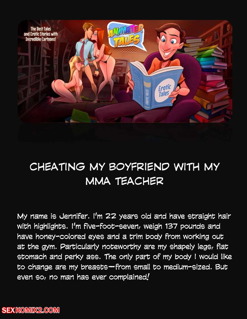 Porn comic Animated Tales. WC TF. CHEATING MY BOYFRIEND WITH MY MMA TEACHER