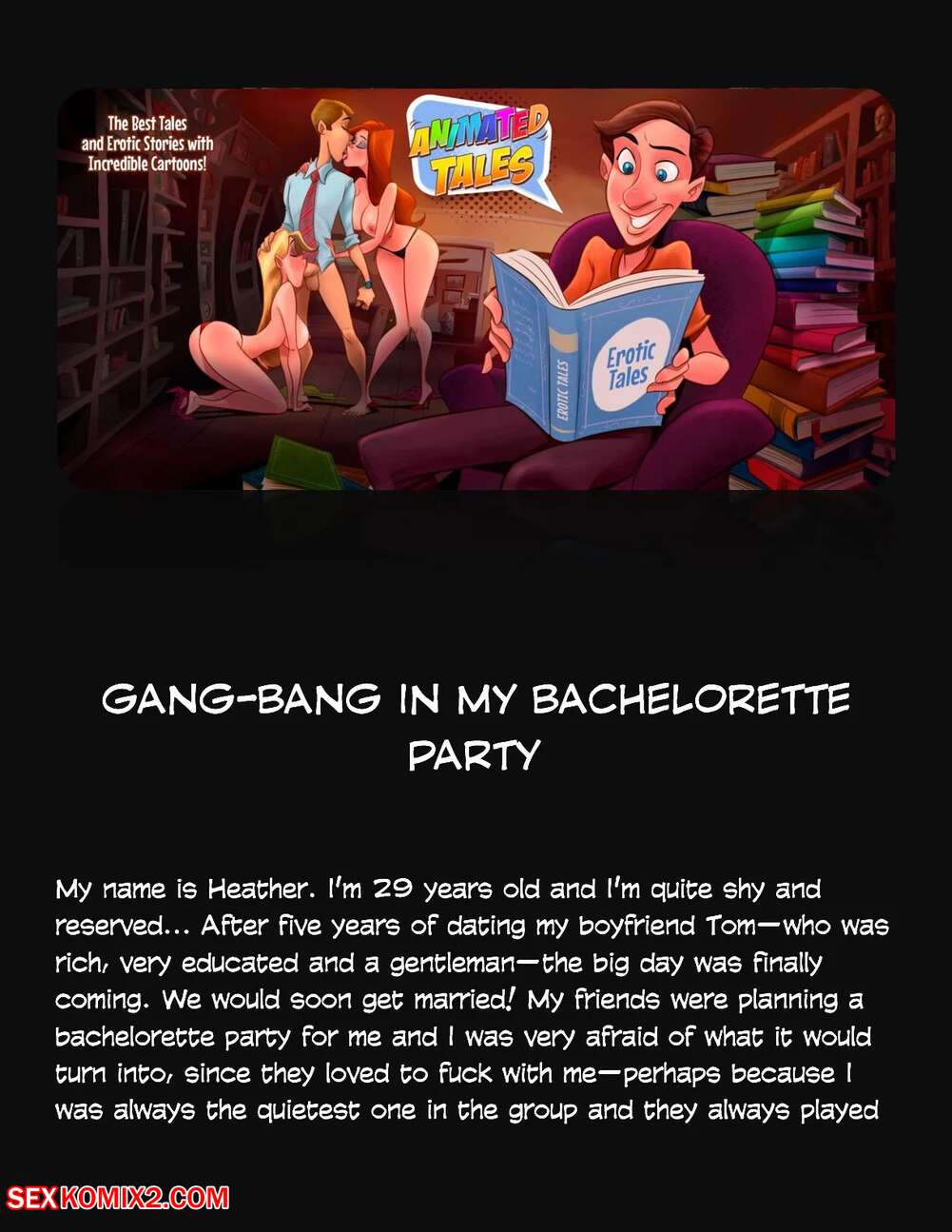 Porn comic Animated Tales. WC TF. GANGBANG IN MY BACHELORETTE PARTY