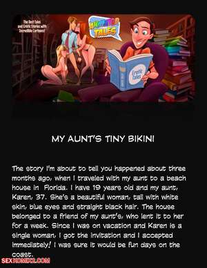 Porn comic Animated Tales. WC TF. MY AUNTS TINY BIKINI Porn comic Animated Tales. WC TF. MY AUNTS TINY BIKINI