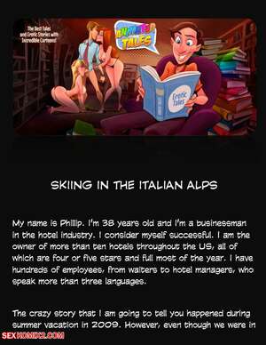 Porn comic Animated Tales. WC TF. SKIING IN THE ITALIAN ALPS Porn comic Animated Tales. WC TF. SKIING IN THE ITALIAN ALPS