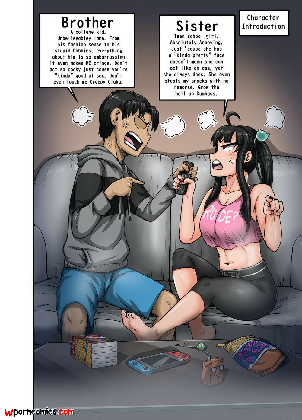 Brother sister porn comics