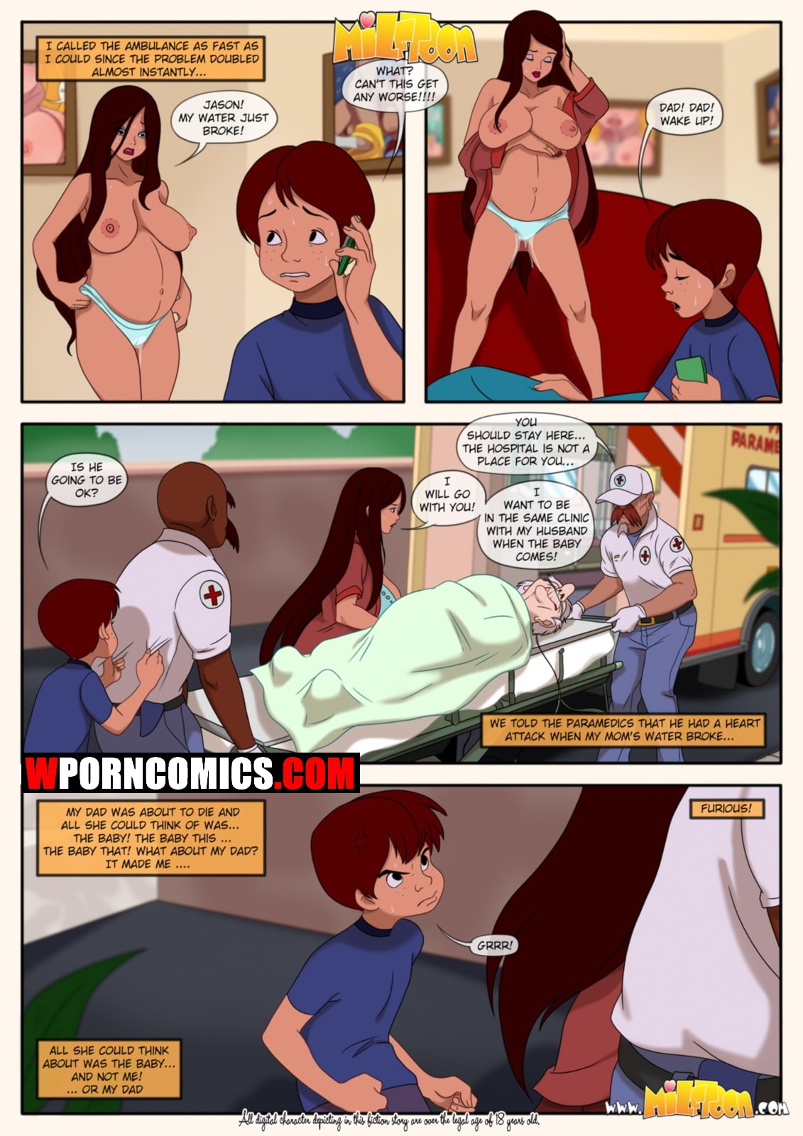 Comic books porn and pregnant