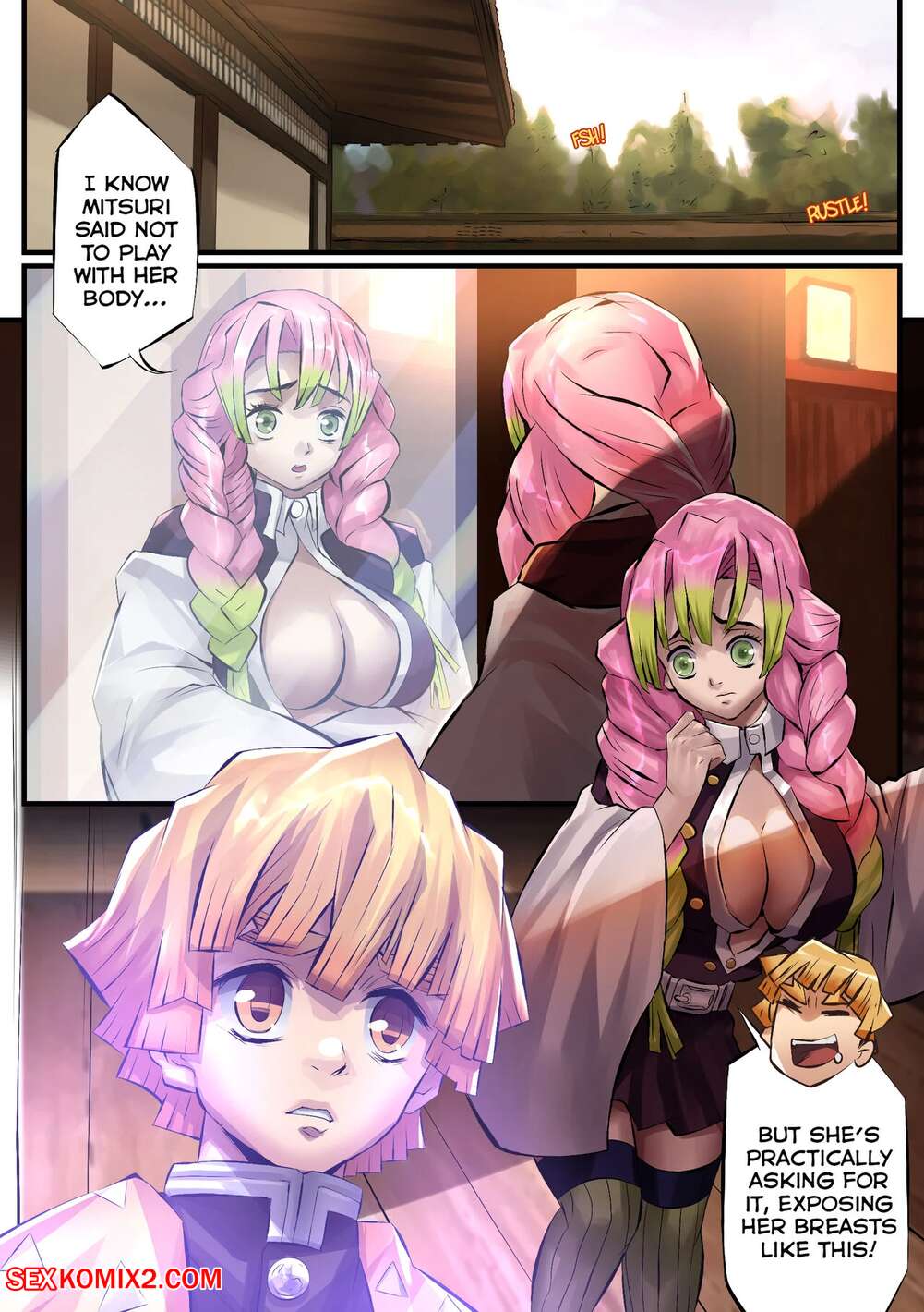 Anime Cartoon Porn Comics - âœ…ï¸ Porn comic ArtofLariz Mitsuri Swapped. Demon Slayer Sex comic hot busty  beauties | Porn comics in English for adults only | sexkomix2.com