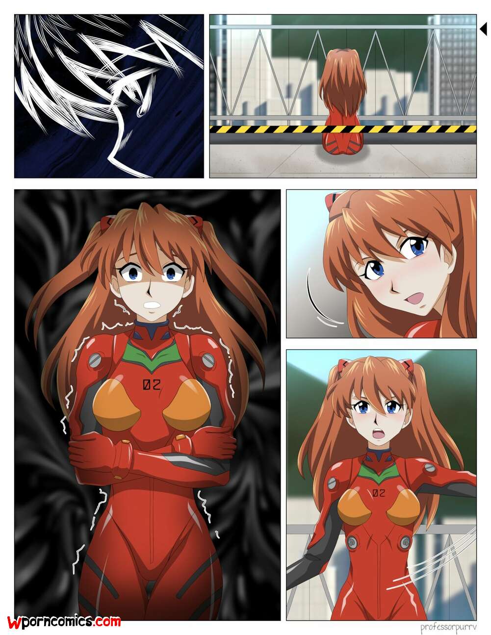 Evangelion hentai anime