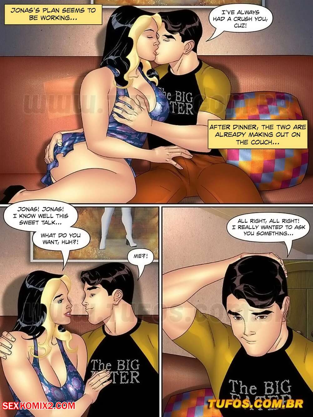 Порно комиксы тетя кузины фото 3