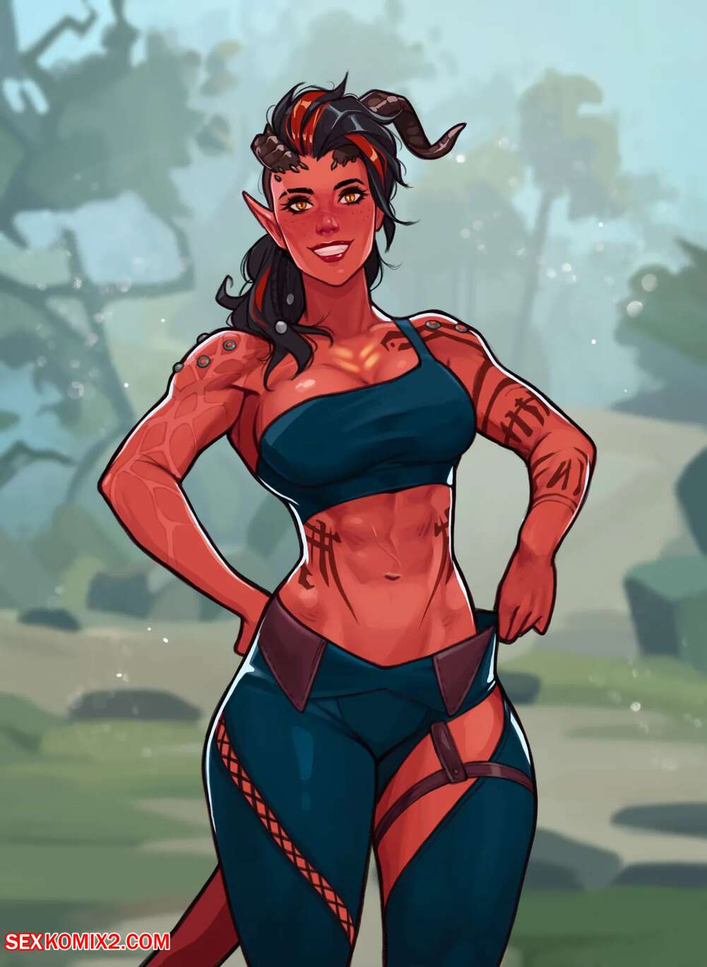 Porn comic Baldurs Gate. olena minko