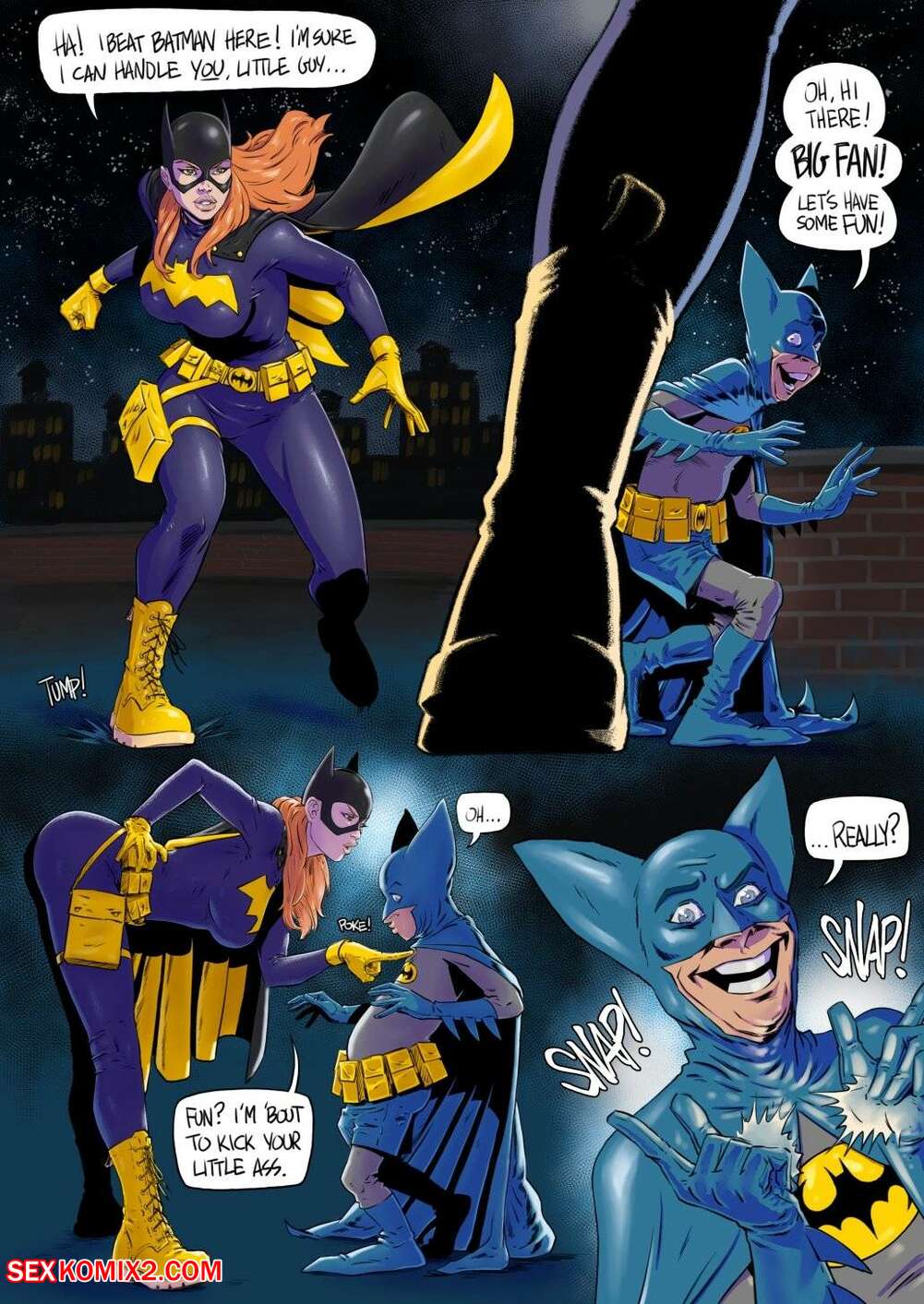 ✅️ Porn comic Bat Girl vs Bat Mite