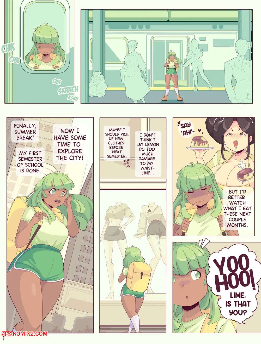 Porn comic Big City, Double Servings. SoftService.