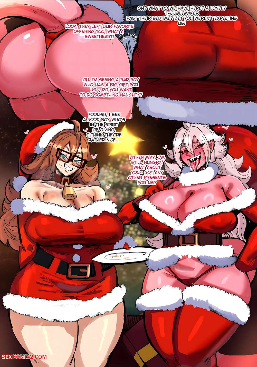 Porn comic Big demand for Cookies and Milk from the 21. Dragon Ball. Embo.