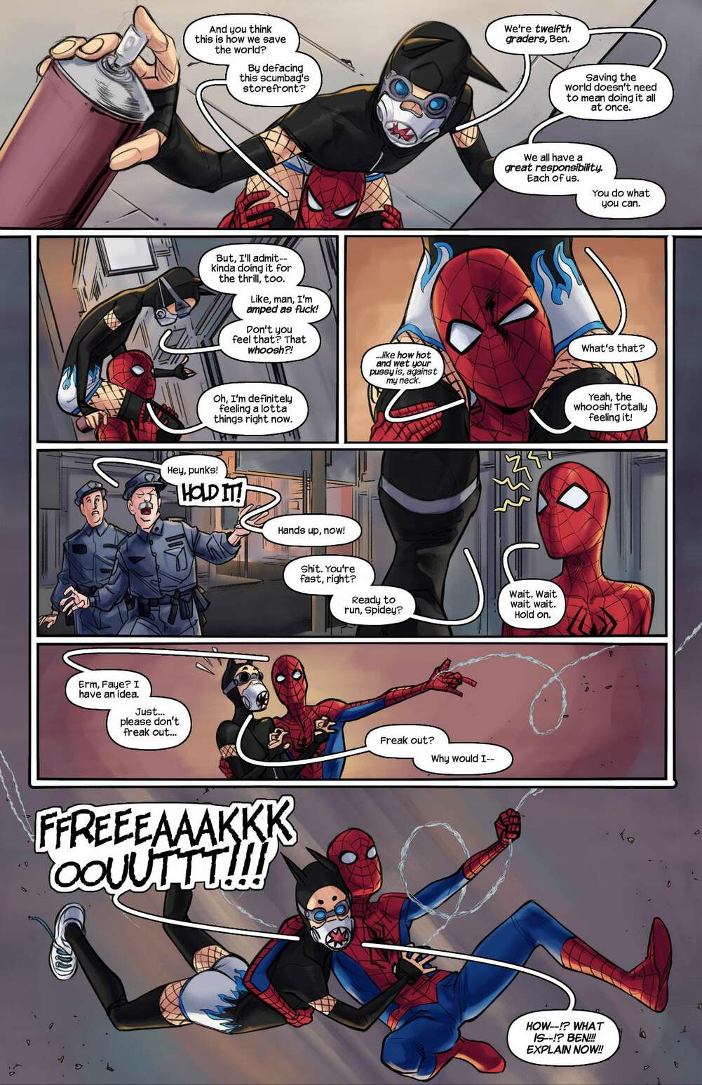 âœ…ï¸ Porn comic Bloodline. Spider-Man. Sex comic beauty almost fell | Porn  comics in English for adults only | sexkomix2.com
