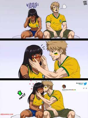 Porn comic Brazil Cup. Kenjiro Senpai