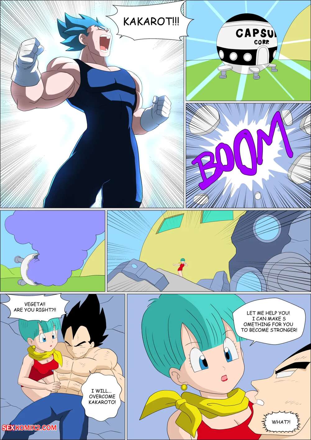Porn comic Bulma Retribution Reboot. Dragon Ball Z.
