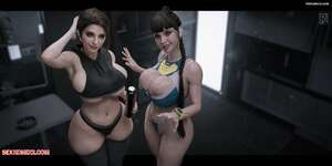 Porn comic Bunny and Hailey. Rro.lled