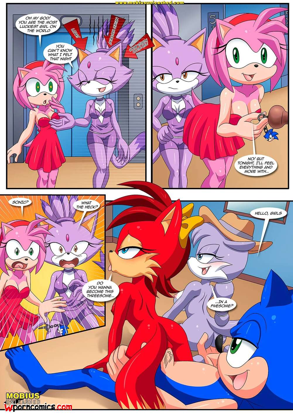 Sonic Threesome Porn - âœ…ï¸ Porn comic Burning Love. Chapter 1. Sonic the Hedgehog. Sex comic Teen  Beauty Shows | Porn comics in English for adults only | sexkomix2.com