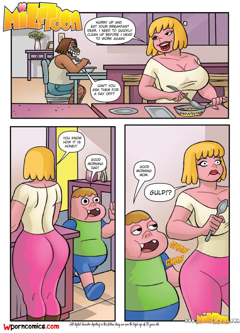 Mom sex son cartoon