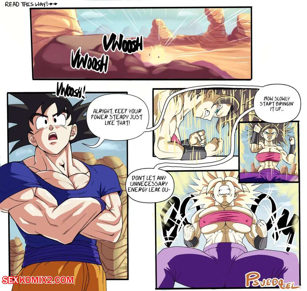 Goku x caulifla porn comics