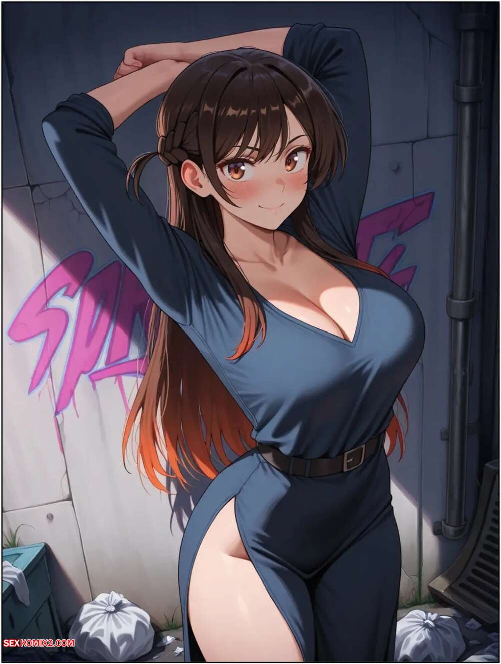 Porn comic Chizuru Mizuhara In Street. Ayx Girl