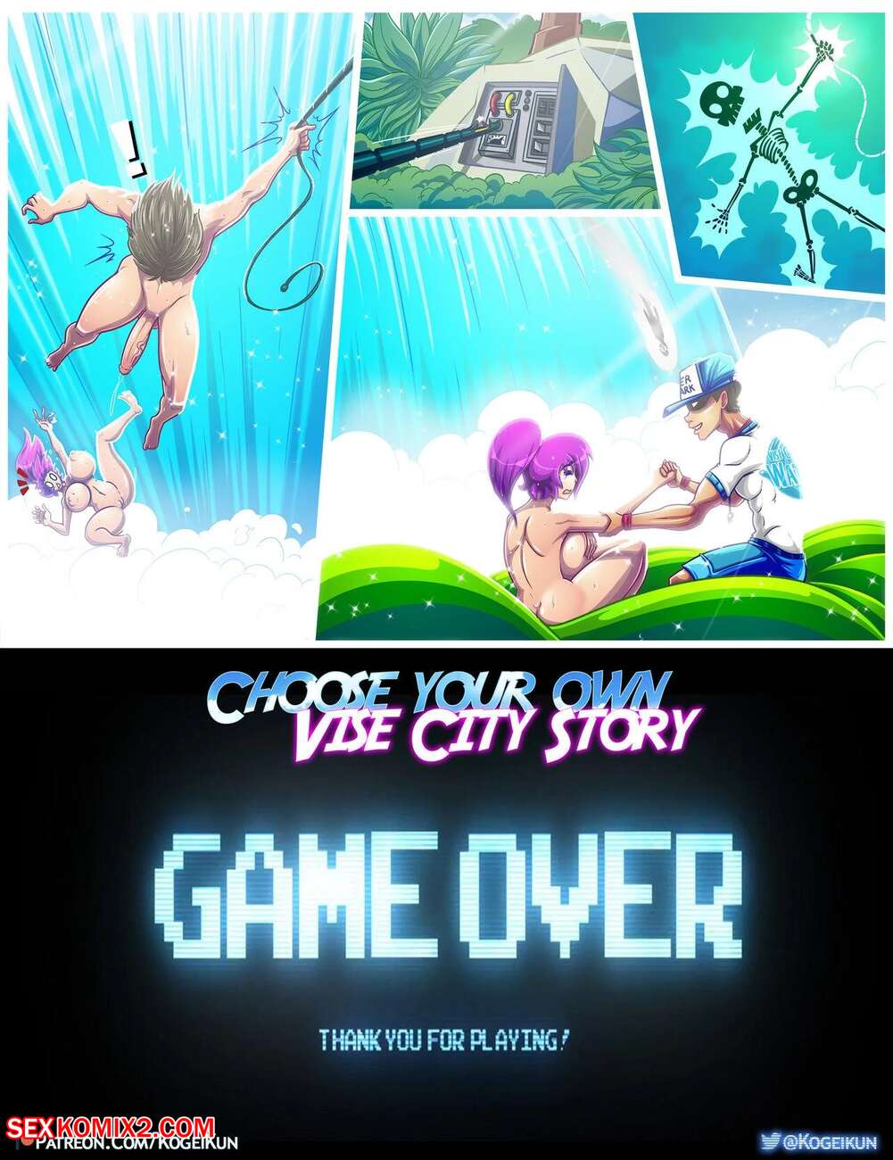 Choose your own adventure porn game