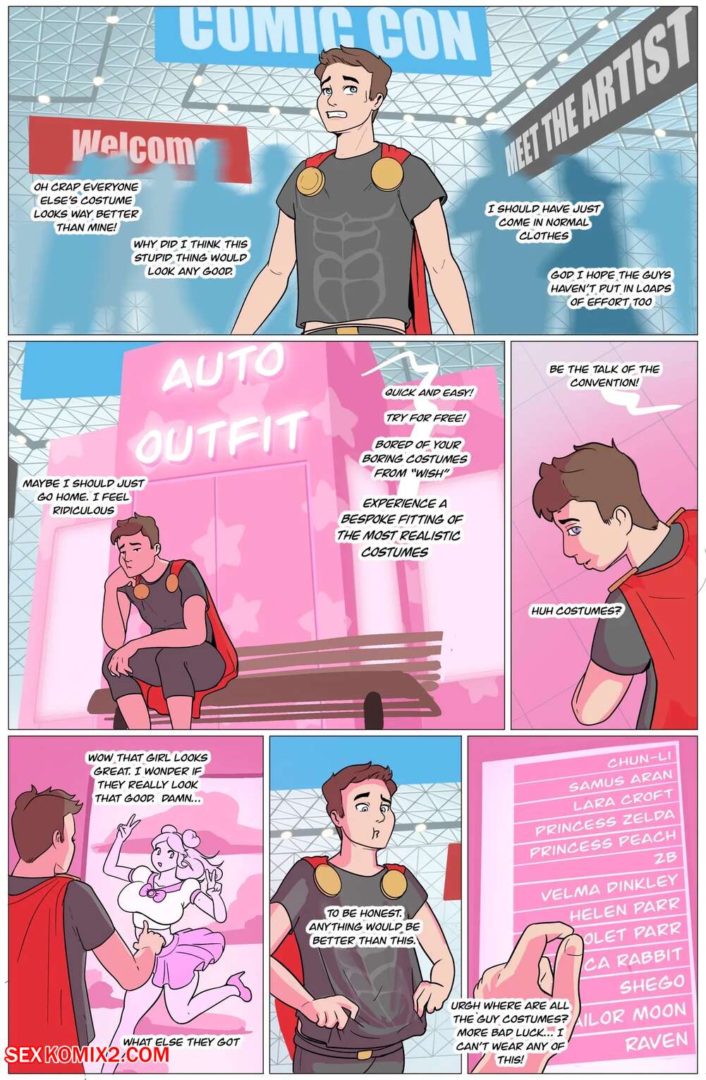 Porn comic Comic Con Autocloset. Mana Omega