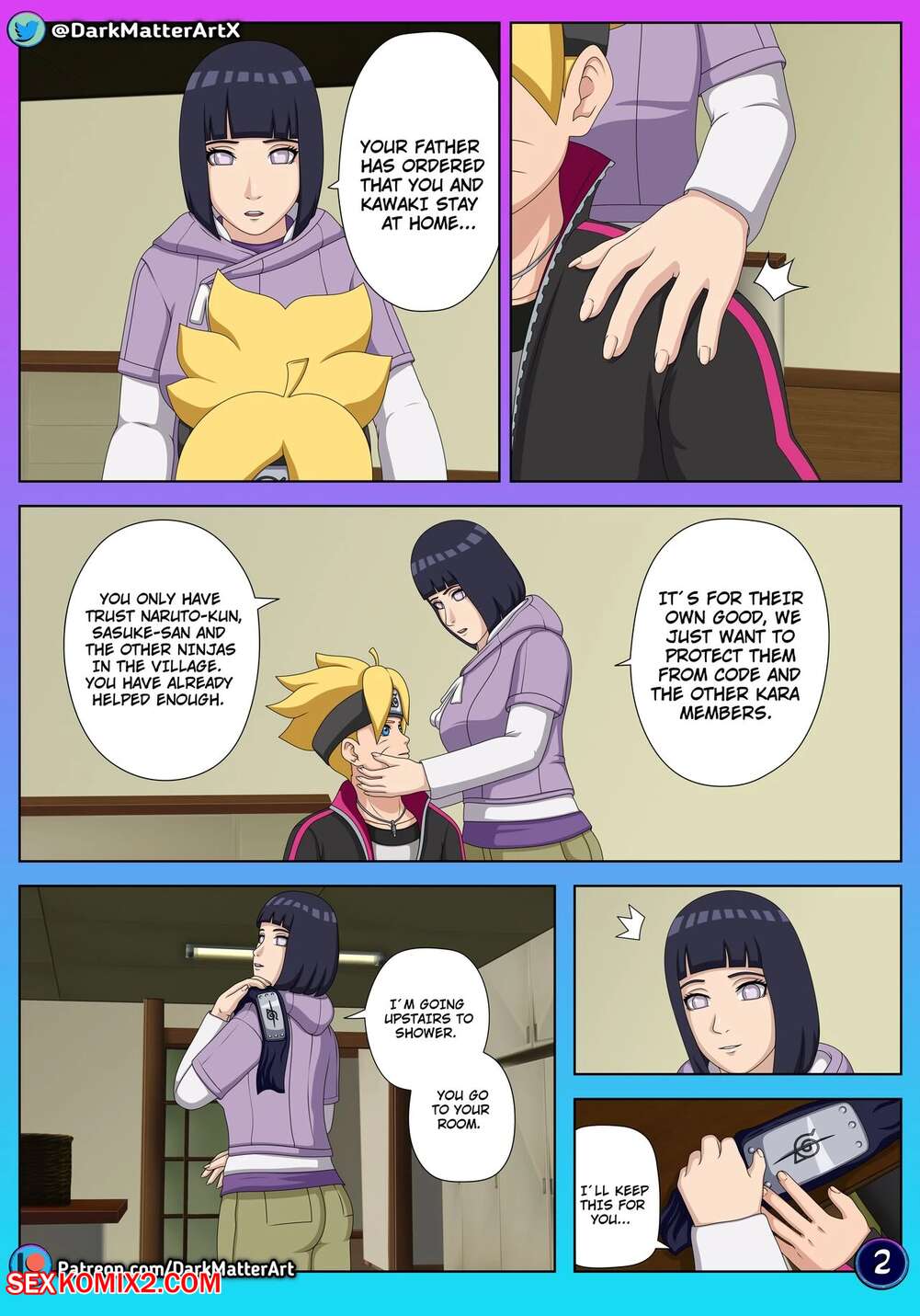 Boruto fucks hinata comic