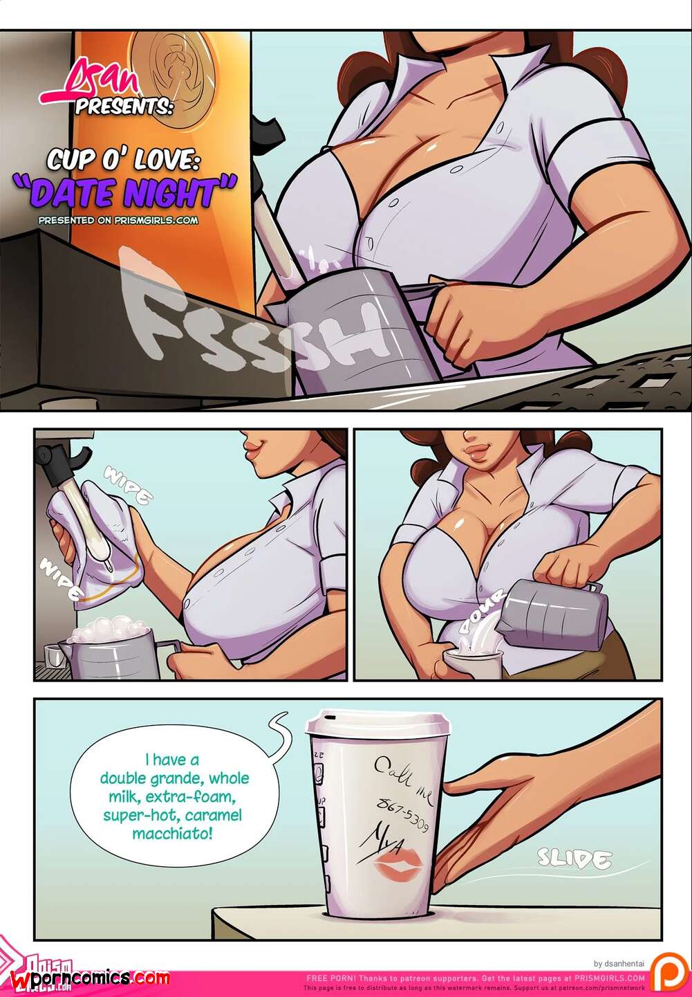 ✅️ Porn comic Cup O Love. Date Night. Chapter 2