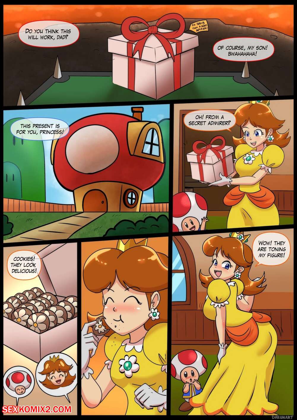 Mario daisy porn comic