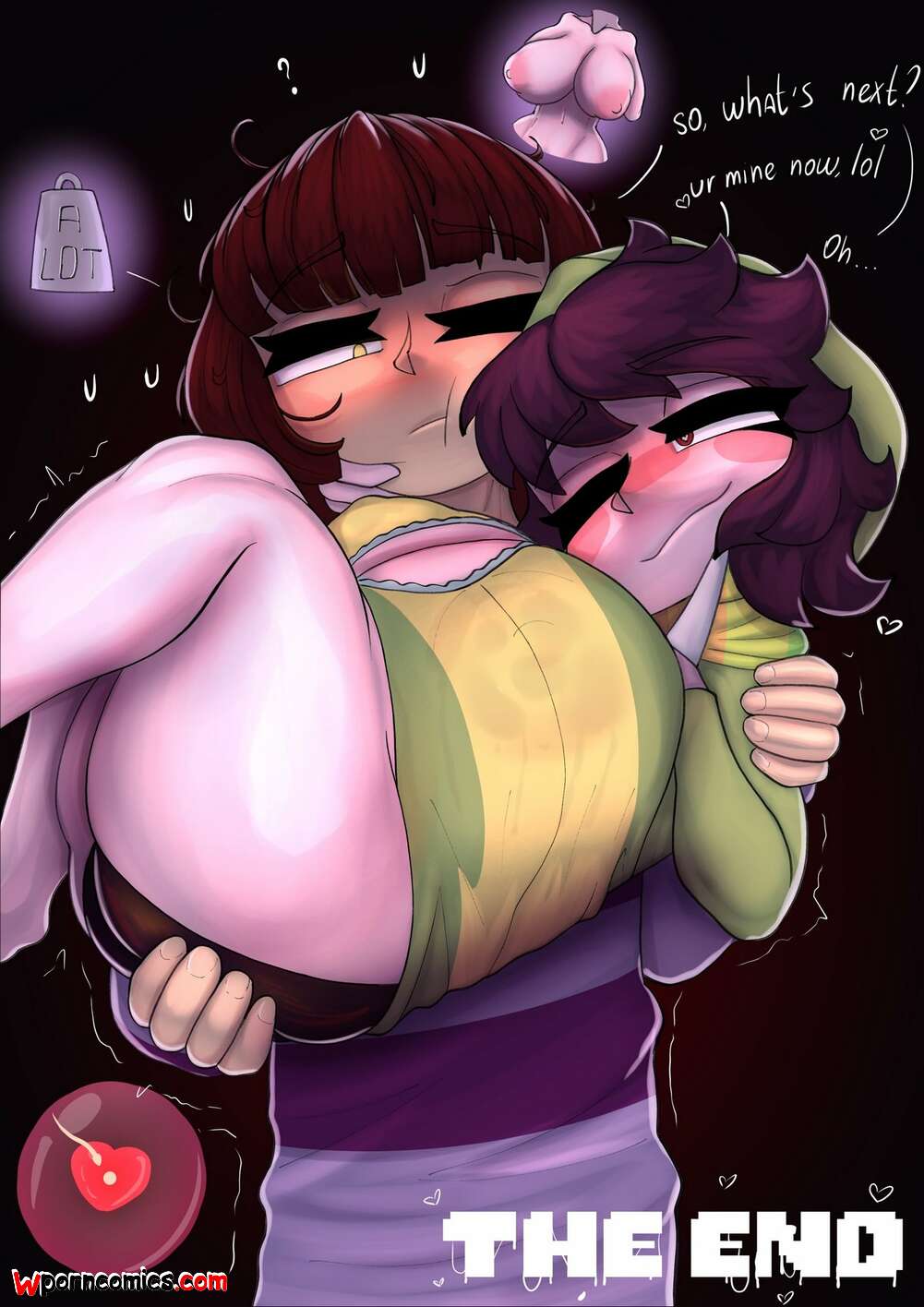 Chara and frisk porn comic