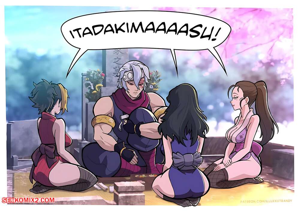 Porn comic Demon slayer. Tengen and Wives. IlluXXXtrandy