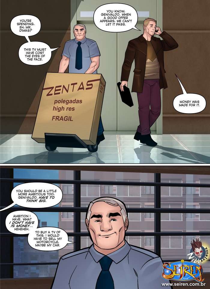 Porn comic Discredit. Part 2.