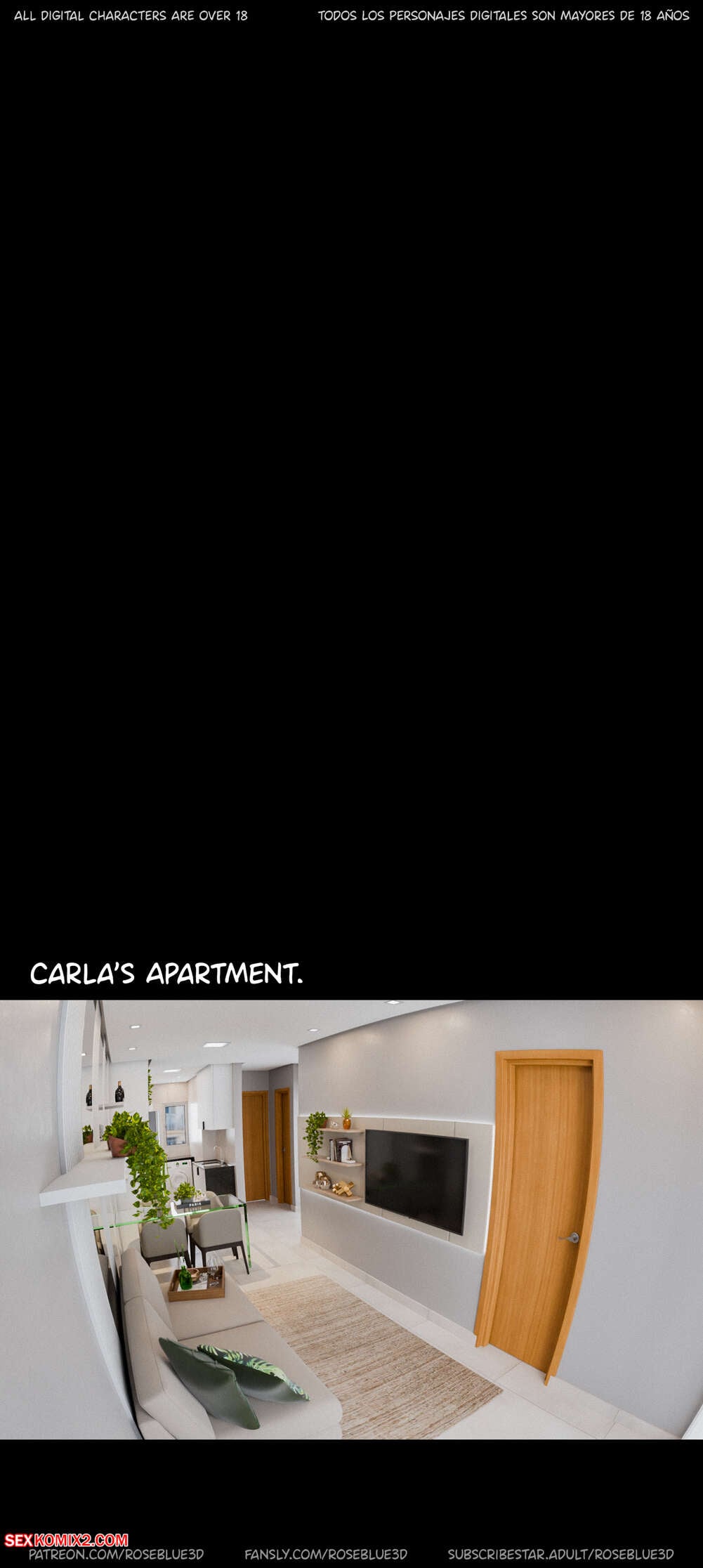 Porn comic Dismissed. Chapter 6. Rose Blue 3D