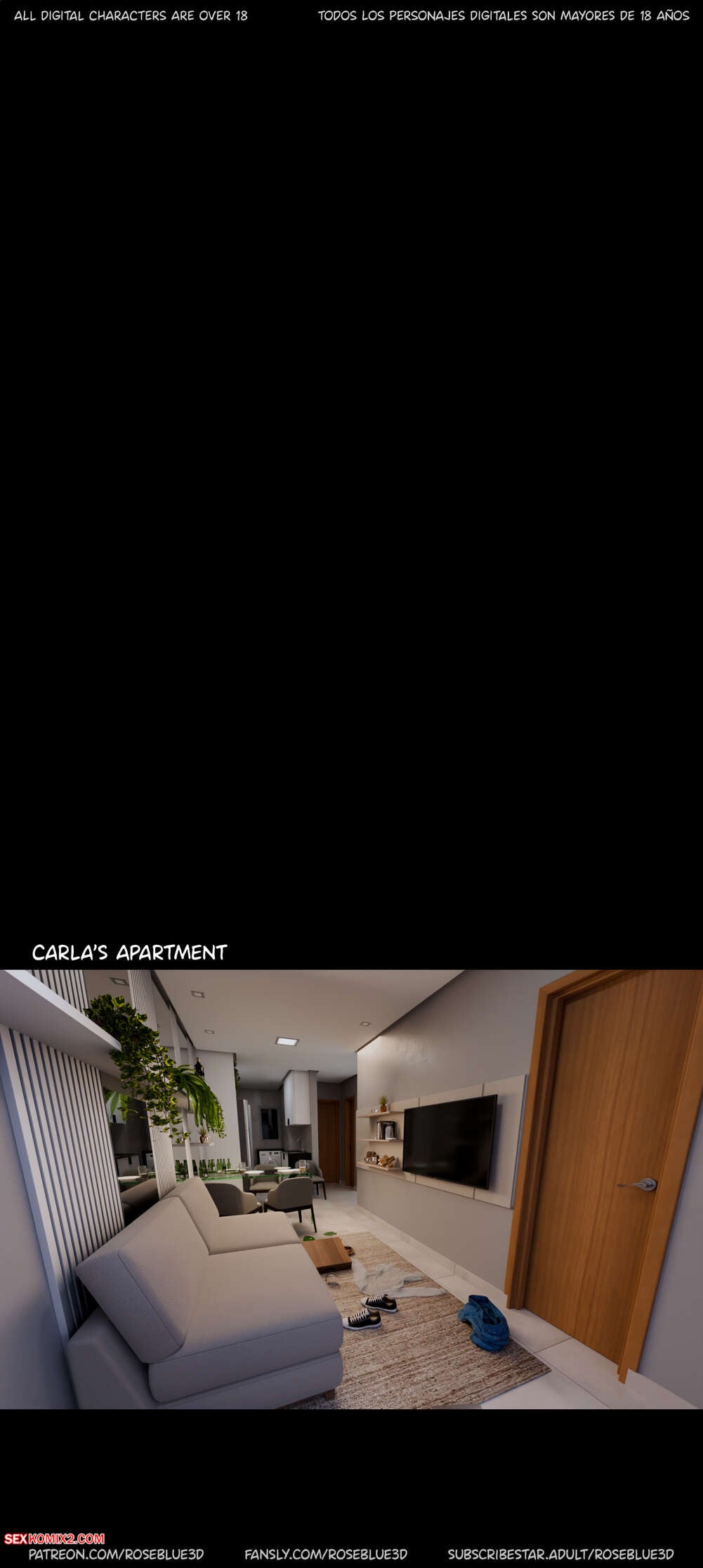 Porn comic Dismissed. Chapter 7. Rose Blue 3D