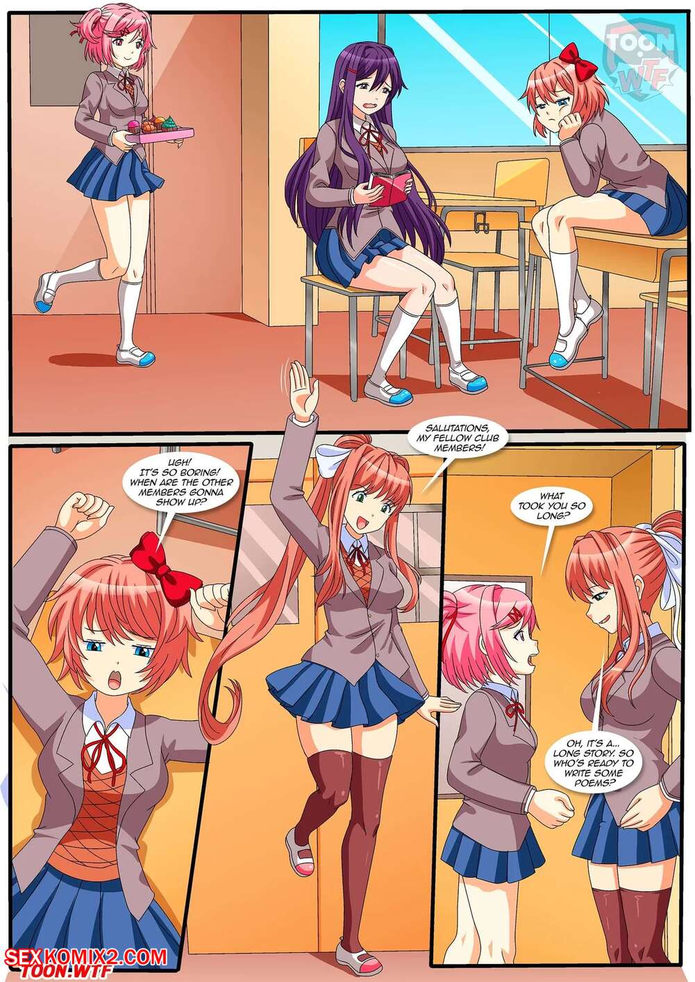 Doki-doki literature club porn comics