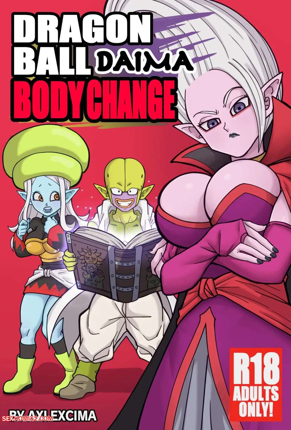 Porn comic Dragon Ball. Daima Body Change. AxlexCima